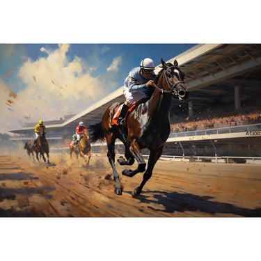 Peinture Course de Chevaux